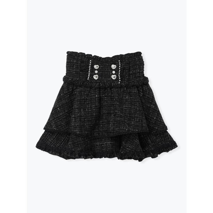 キラキラツイードハートビジュースカパン | NOEMIE | 詳細画像15 