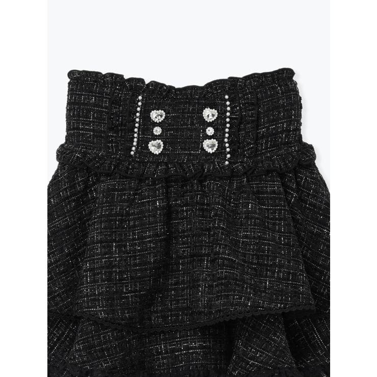 キラキラツイードハートビジュースカパン | NOEMIE | 詳細画像18 