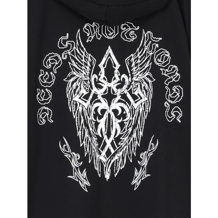 2WAYクロスチェーンユニセックスZIP裏毛パーカー | NOEMIE | 詳細画像21 