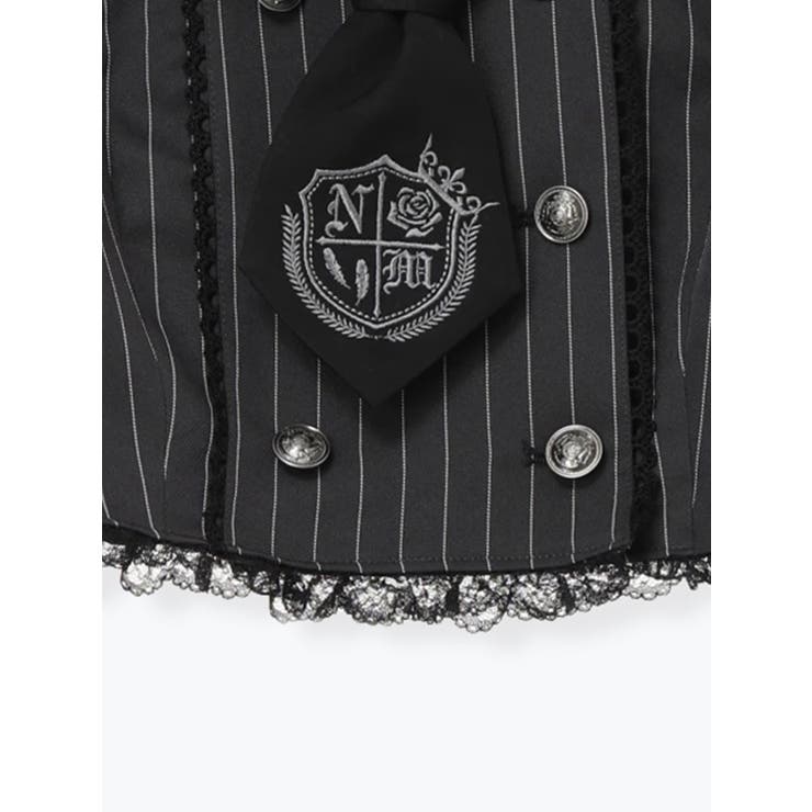 テーラードネクタイ刺繍セーラーセットアップ | NOEMIE | 詳細画像17 