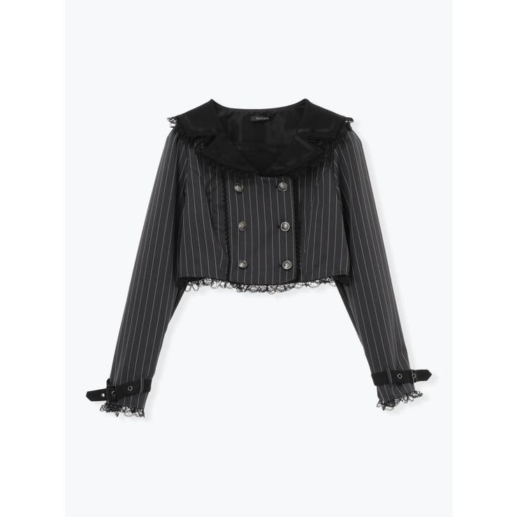 テーラードネクタイ刺繍セーラーセットアップ | NOEMIE | 詳細画像20 