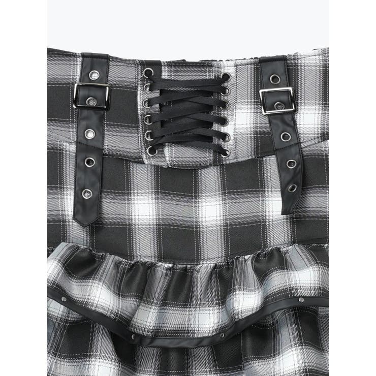 合皮スタッズフリルバックルスカパン | NOEMIE | 詳細画像18 