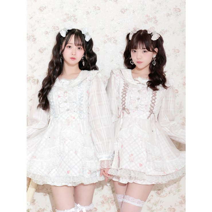 sweet cat シアーチェック セットアップ | NOEMIE | 詳細画像1 