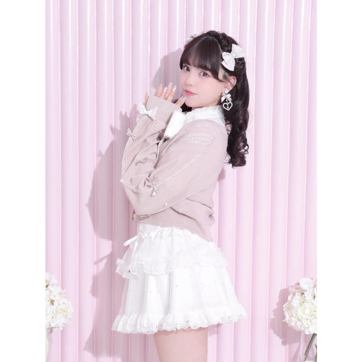 メニーリボンハートケーブルサマーカーデ | NOEMIE | 詳細画像5 