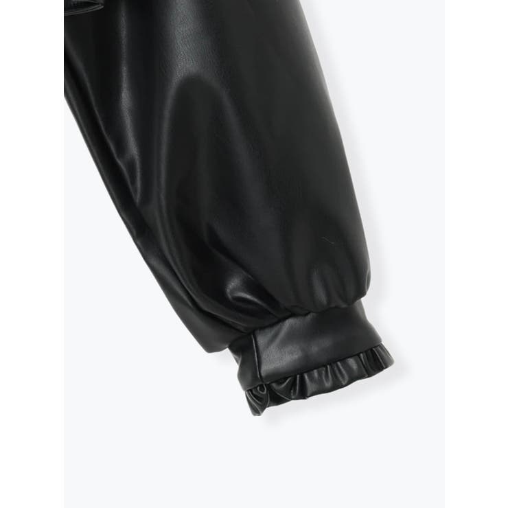 バックリボンフリルライダース合皮ジャケット | NOEMIE | 詳細画像12 