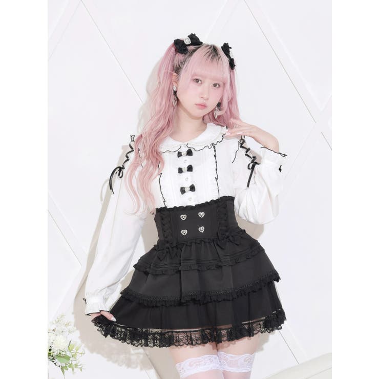 ダブルリボンスピンドルチュールティアードスカパン | NOEMIE | 詳細画像14 