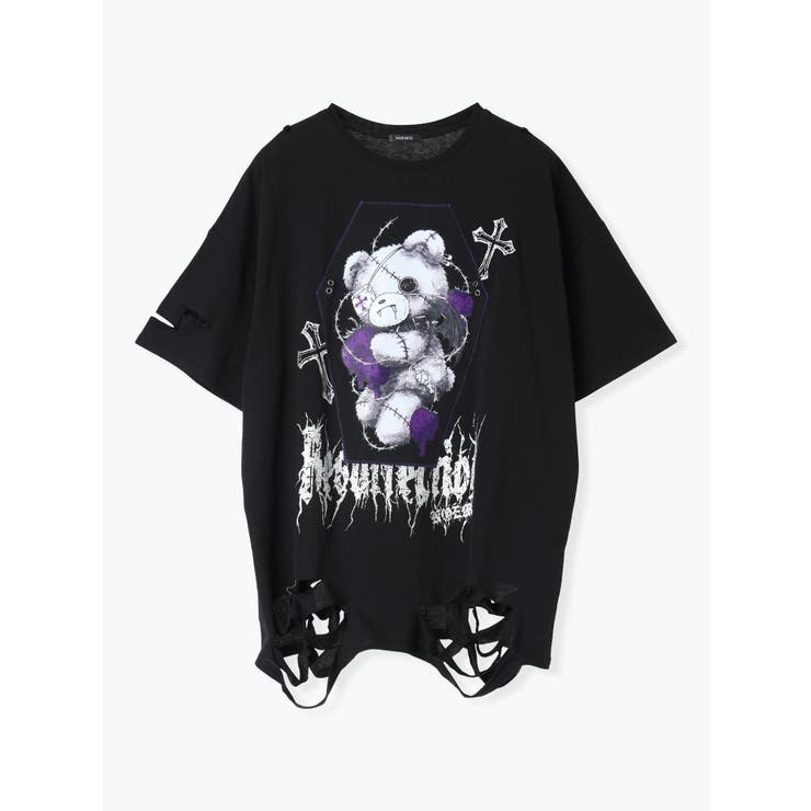 病みくまチェーンユニセックスＴシャツ | NOEMIE | 詳細画像20 