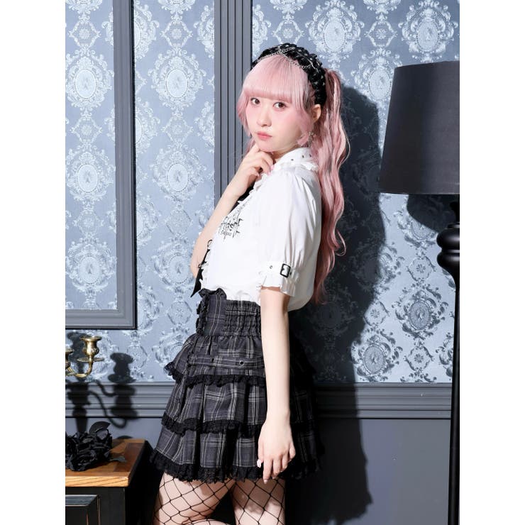 袖バックル衿スタッズブラウス | NOEMIE | 詳細画像2 