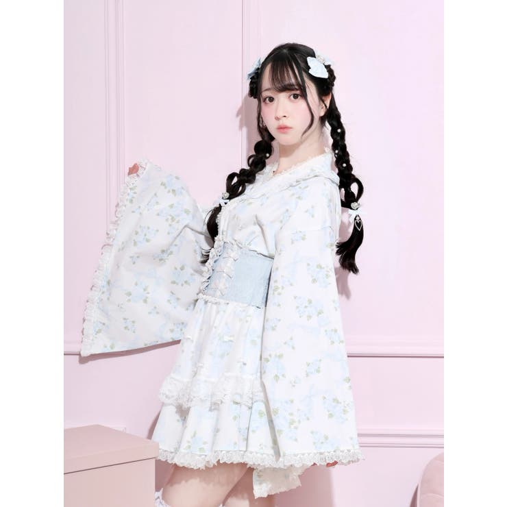 ローズブーケチュールフレア浴衣ドレス | NOEMIE | 詳細画像9 