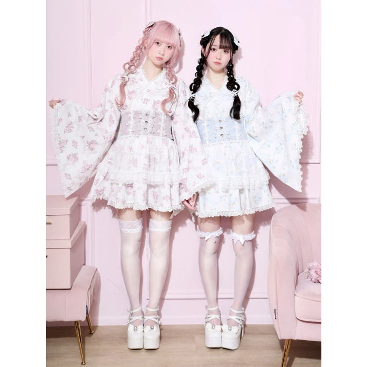 ローズブーケチュールフレア浴衣ドレス | NOEMIE | 詳細画像14 