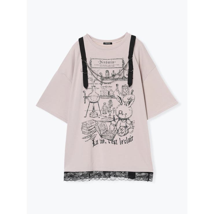 病みうさハーネスバックリボンTシャツ | NOEMIE | 詳細画像8 