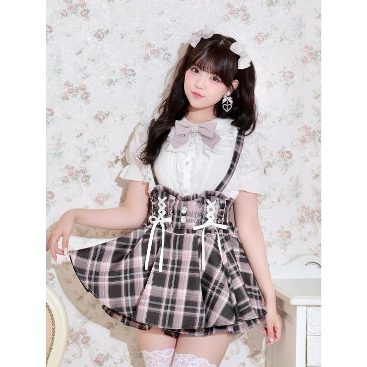 ダブルレースアップサス付きビジュースカパン | NOEMIE | 詳細画像1 
