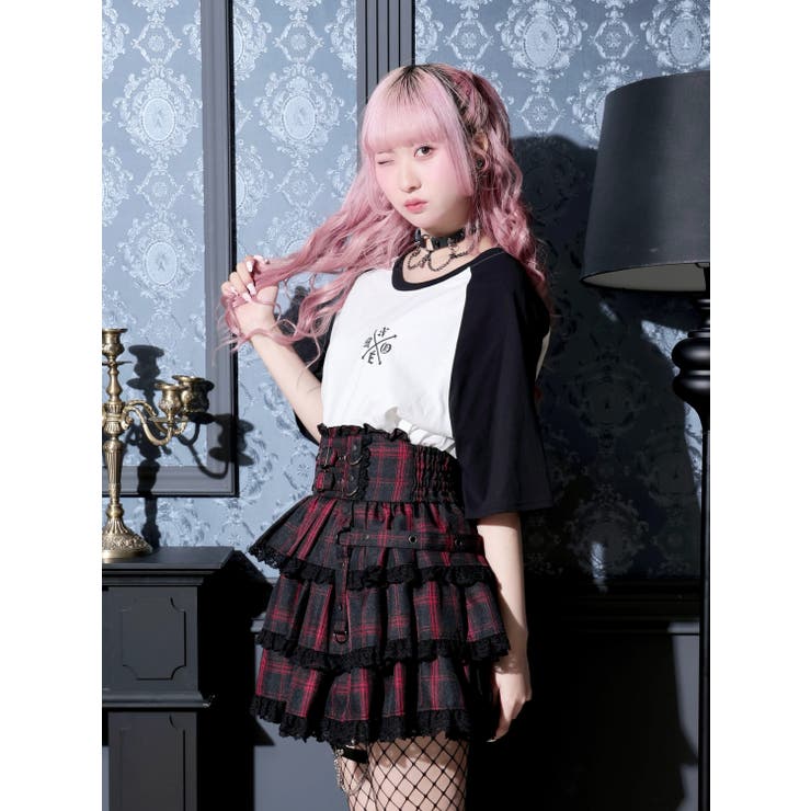 ラグランデビルバックプリントTシャツ | NOEMIE | 詳細画像8 