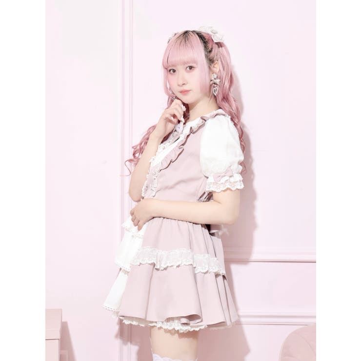 フリルヨークフロントティアードワンピース | NOEMIE | 詳細画像2 