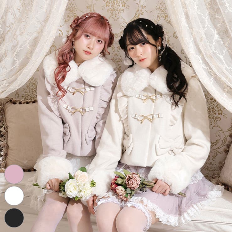 お嬢さんワッフルショートコート[品番：PLMW0013198]｜NOEMIE（ノエミー）のレディースファッション通販｜SHOPLIST（ショップリスト）