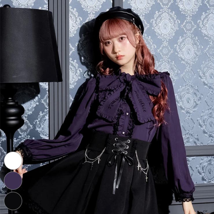 ゴシックフリル刺ブラウス[品番：PLMW0013027]｜NOEMIE（ノエミー）のレディースファッション通販｜SHOPLIST（ショップリスト）