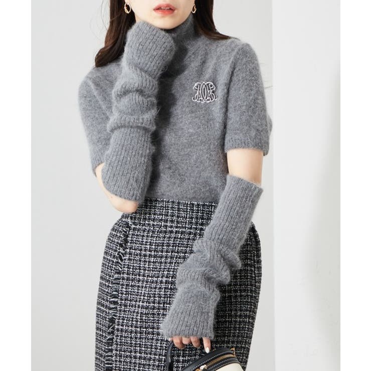 美品】 ウィムガゼット ハイネック アンゴラニット 近年モデル プル