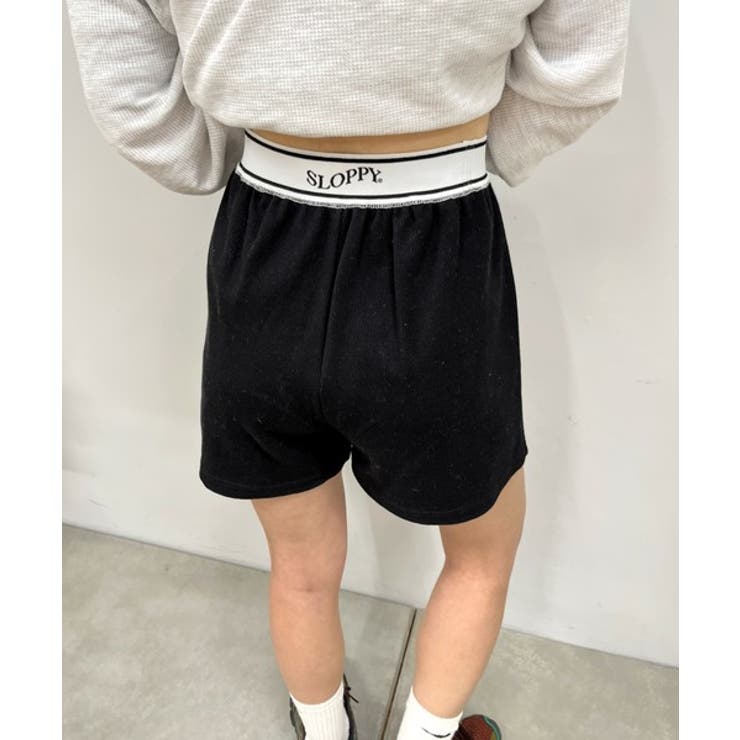 WHO'S WHO gallery】SLOPPY ラインリブショートパンツ[品番