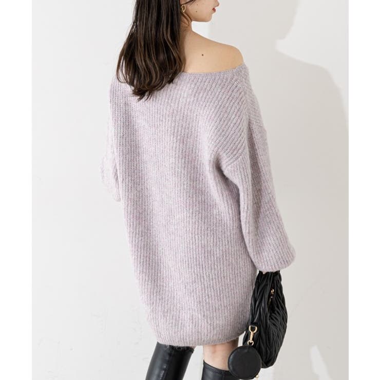 Chico】メランジボートネックミニワンピース[品番：PALW0002415]｜PAL