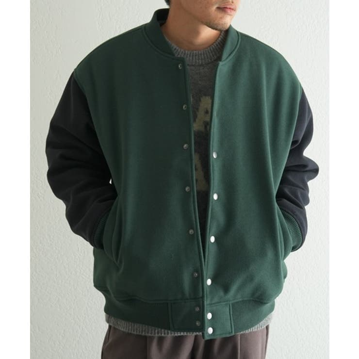 CIAOPANIC TYPY】オーバーサイズウールライクスタジャン[品番