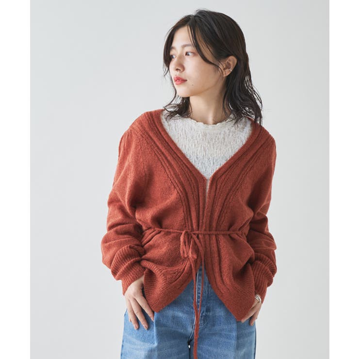 【Kastane】モヘアパフカシュクールカーディガン | PAL GROUP OUTLET | 詳細画像5 