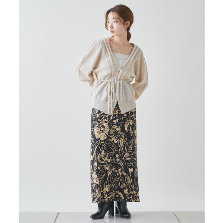 【Kastane】モヘアパフカシュクールカーディガン | PAL GROUP OUTLET | 詳細画像6 