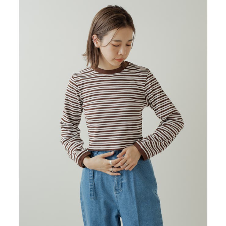 Kastane】ストレッチボーダー長袖TEE[品番：PALW0000189]｜PAL GROUP