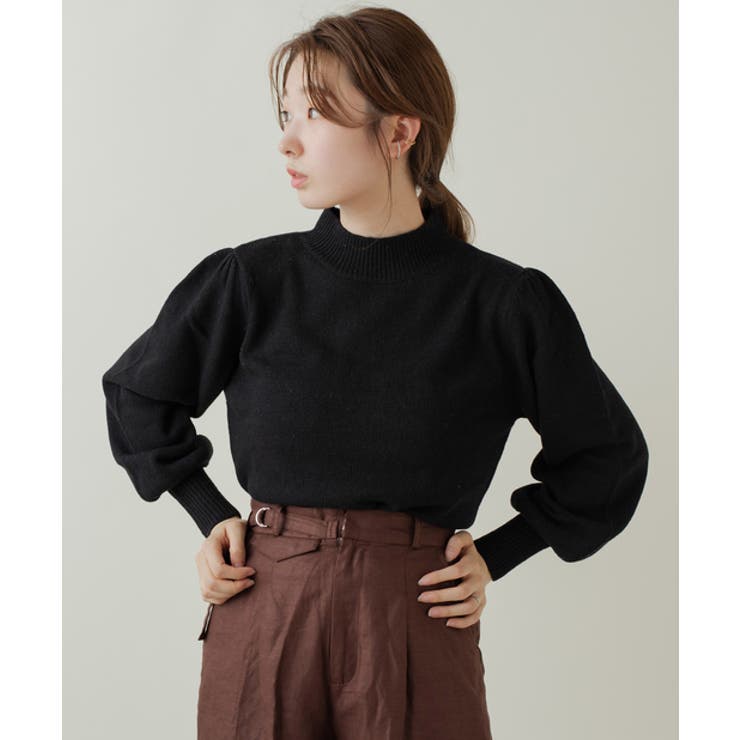 Kastane】ウール混ハイネックパフニット[品番：PALW0000254]｜PAL