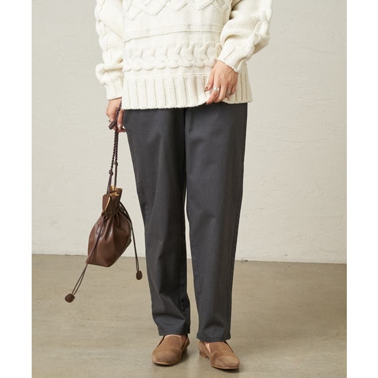 CHARCOAL | 【CIAOPANIC TYPY】ウエストマークテーパードパンツ | PAL GROUP OUTLET