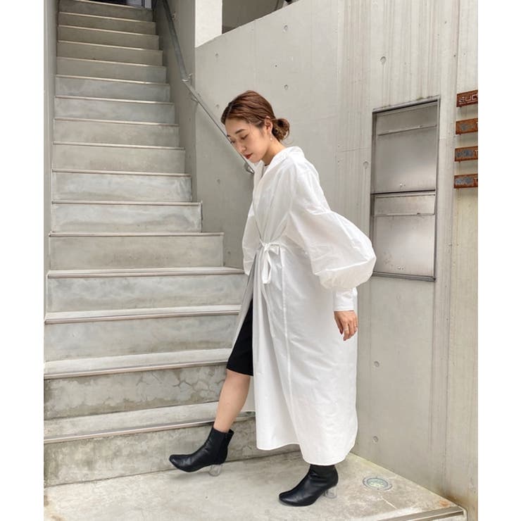 【WHO'S WHO gallery】スタンドカラー袖コンワンピ | PAL GROUP OUTLET | 詳細画像12 