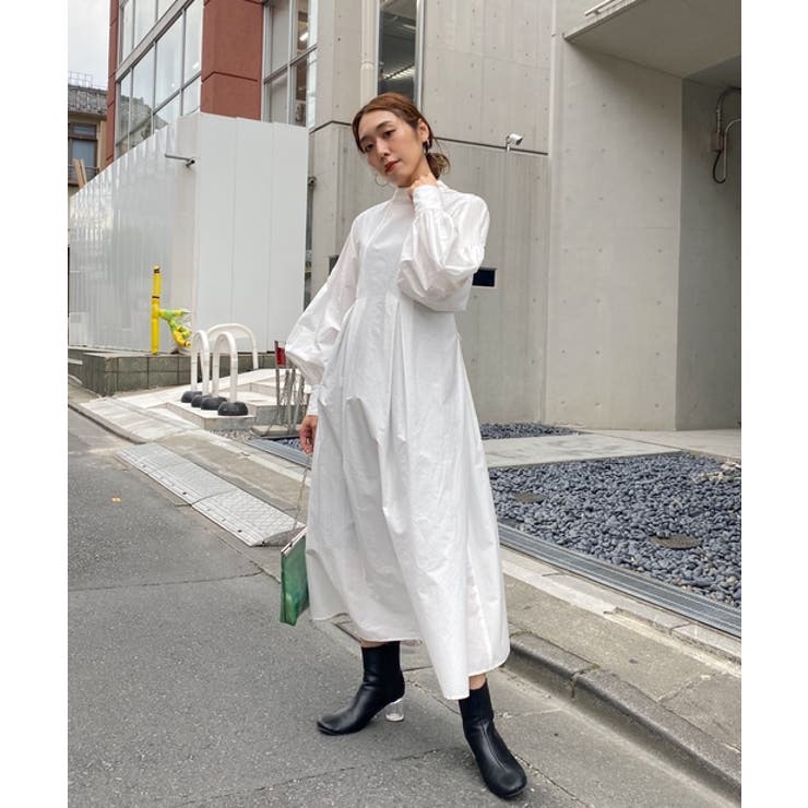 【WHO'S WHO gallery】スタンドカラー袖コンワンピ | PAL GROUP OUTLET | 詳細画像17 