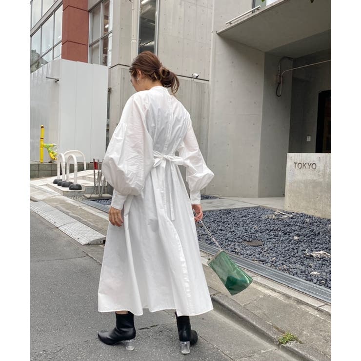【WHO'S WHO gallery】スタンドカラー袖コンワンピ | PAL GROUP OUTLET | 詳細画像19 