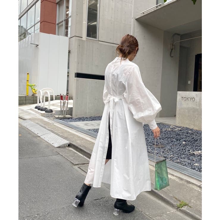 【WHO'S WHO gallery】スタンドカラー袖コンワンピ | PAL GROUP OUTLET | 詳細画像20 