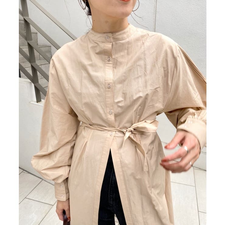 【WHO'S WHO gallery】スタンドカラー袖コンワンピ | PAL GROUP OUTLET | 詳細画像30 