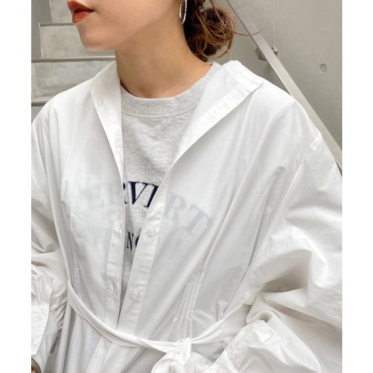 【WHO'S WHO gallery】スタンドカラー袖コンワンピ | PAL GROUP OUTLET | 詳細画像1 