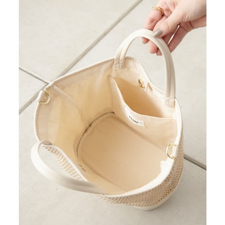 ear PAPILLONNER】サイドメッシュトートバッグ L | OUTLET