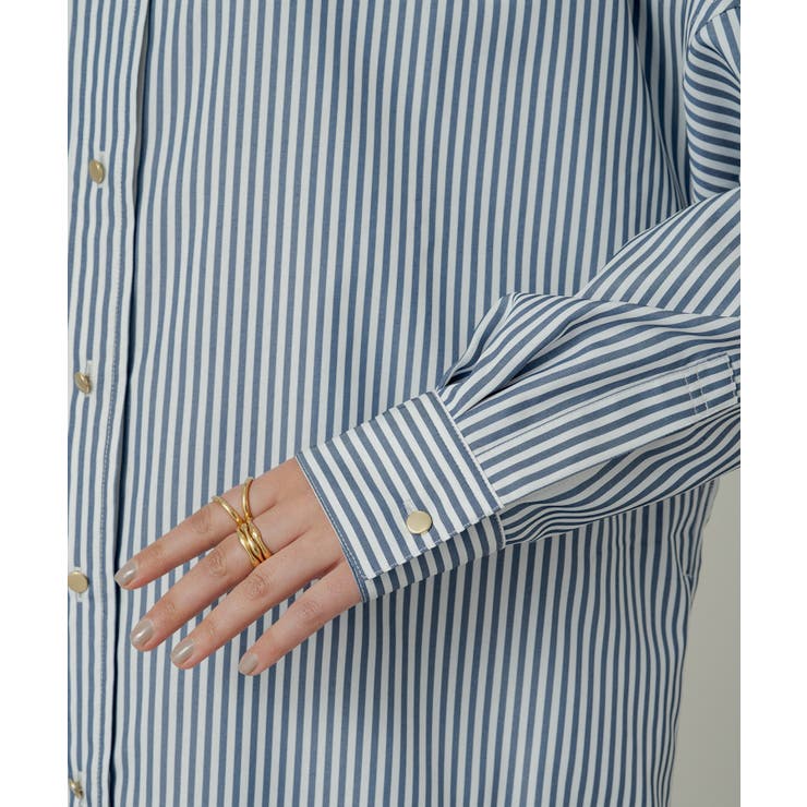 Loungedress】ストライプシャツOP[品番：PALW0001509]｜PAL