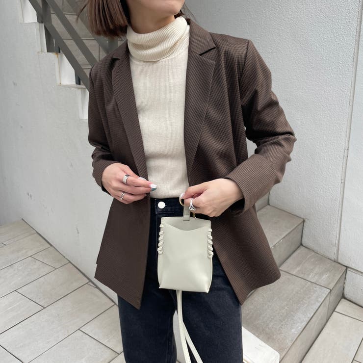 CAPRICIEUX LE'MAGE】ウエストタックテーラーJK[品番：PALW0001810