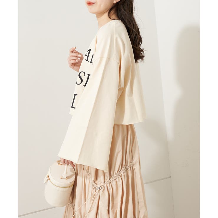 Chico】クロップドビックロゴトップス[品番：PALW0002078]｜PAL
