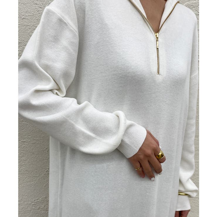Loungedress】ハーフZIPニットOP[品番：PALW0002132]｜PAL GROUP
