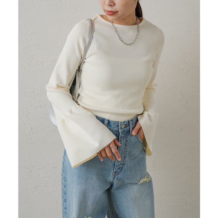Loungedress】ベルスリーブボートKN[品番：PALW0002153]｜PAL