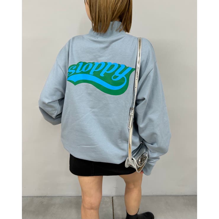 【未使用】SLOPPY ハーフジップ SLOPPY/スロッピー】ベロアハーフジップ | WHO'S WHO gallery