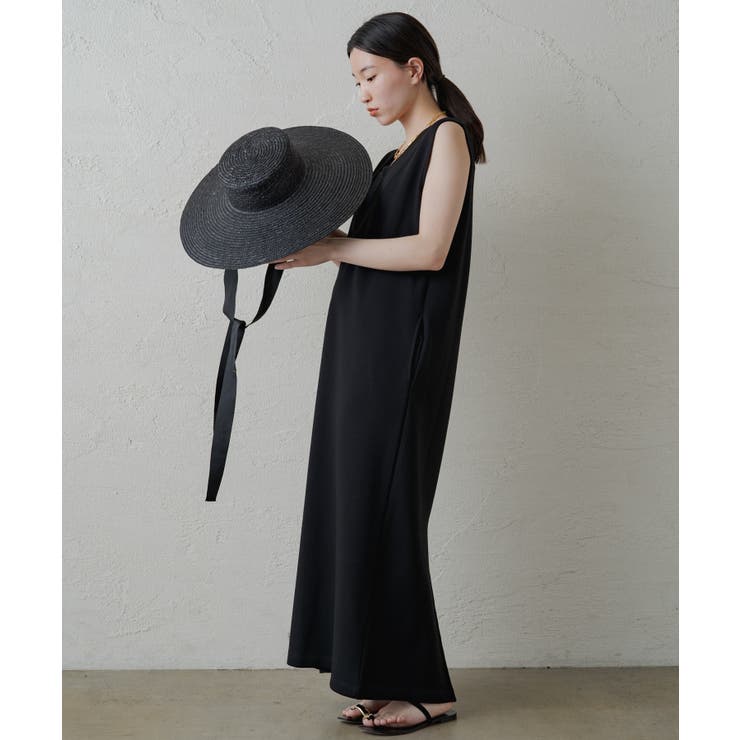 【新品タグ付】ラウンジドレス ノースリカットワンピース ブラック Loungedress】ノースリカットワンピース | OUTLET(アウトレット