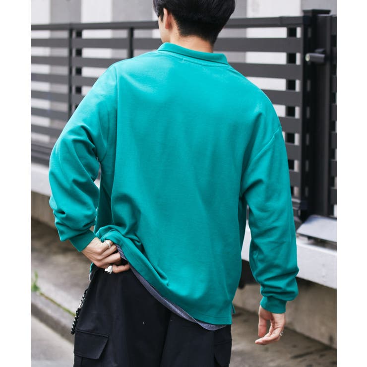 CIAOPANIC TYPY】オーバーサイズスキッパーポロ[品番