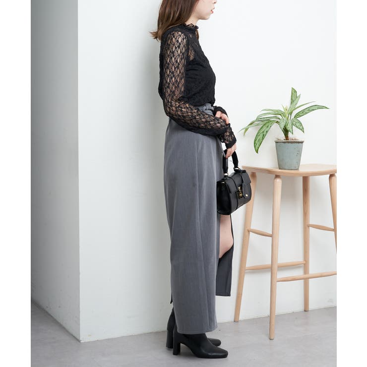 Chico】シアーフラワーレースTOPS[品番：PALW0002567]｜PAL