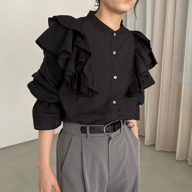 【CAPRICIEUX LE'MAGE】フリルシャツ[品番：PALW0002630]｜PAL GROUP  OUTLET（パルグループアウトレット）のレディースファッション通販｜SHOPLIST（ショップリスト）
