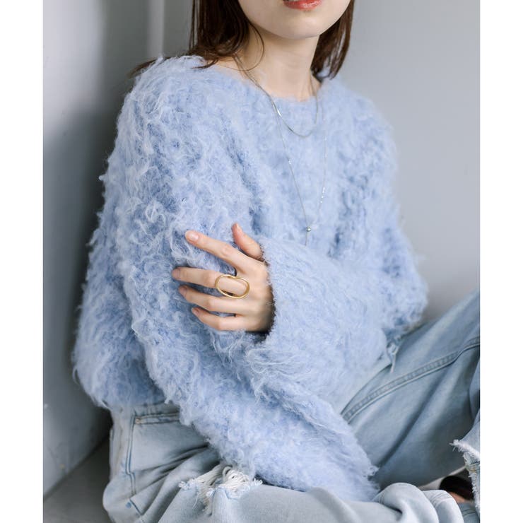 mystic】シアーパーカー付き水着4点セット ブルーSサイズ【完売品