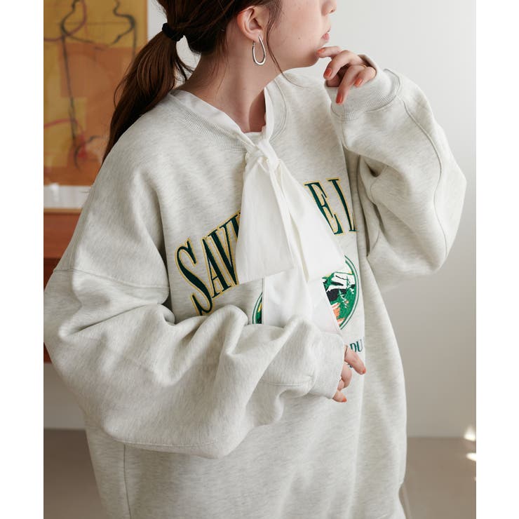 【Discoat】ブロード2WAYボウタイブラウス | PAL GROUP OUTLET | 詳細画像11 