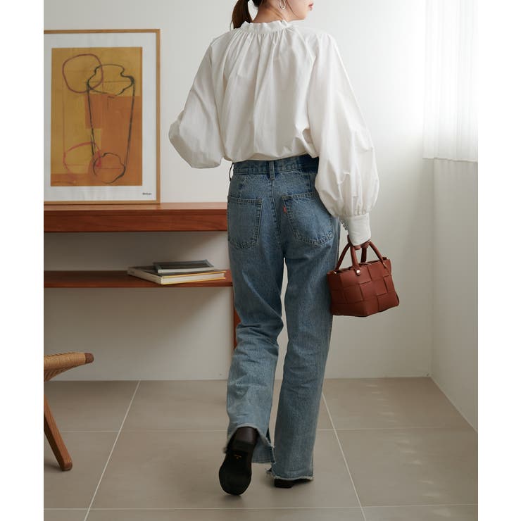 【Discoat】ブロード2WAYボウタイブラウス | PAL GROUP OUTLET | 詳細画像3 