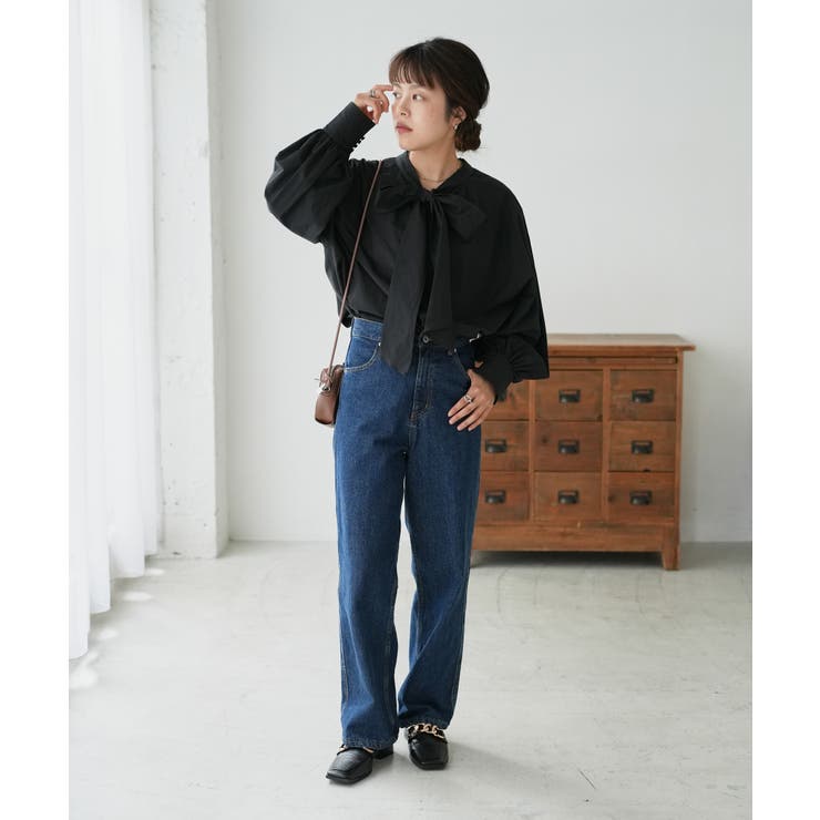 【Discoat】ブロード2WAYボウタイブラウス | PAL GROUP OUTLET | 詳細画像12 